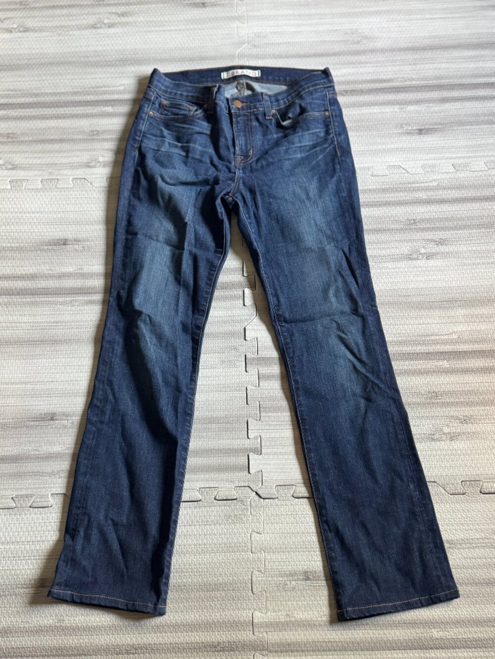 J Brand Women's 814 Cigarette Leg Jeans in "Dark Worn" Wash